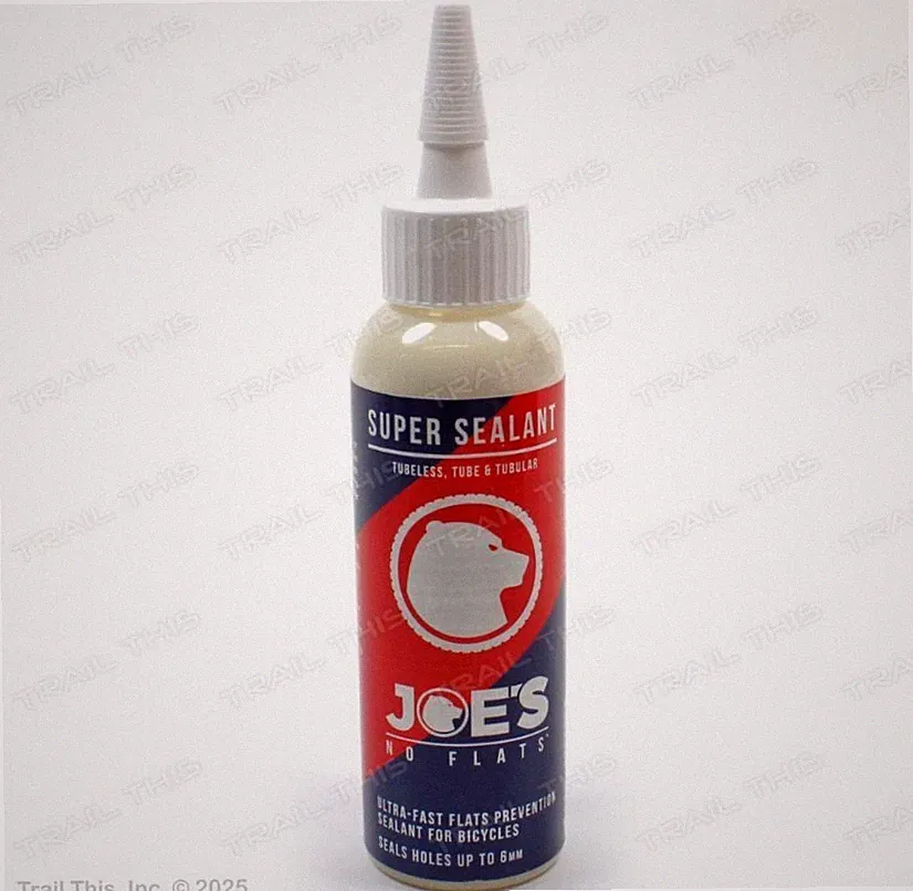 Joe's No Flats 125m Bicycle Super Sealant for Tubeless & Tubes Fast-Sealing